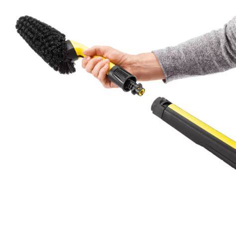 Wheel washing brush