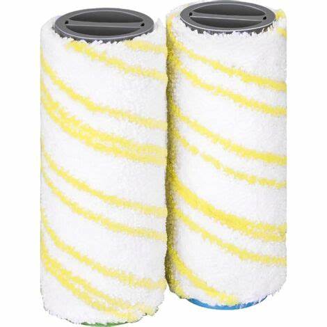Set of rollers yellow set gelb