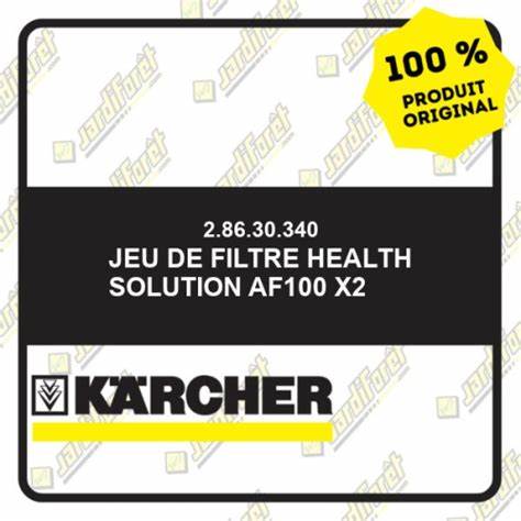 FiLTER SET HEALTH SOLUTiON AF 100 X2